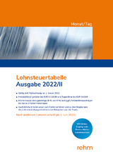 Lohnsteuertabelle Monat/Tag 2022/II - 