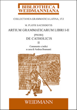 M. Plotii Sacerdotis Artium grammaticarum libri I-II. [Probi] De Catholicis - Marius Plotius Sacerdos