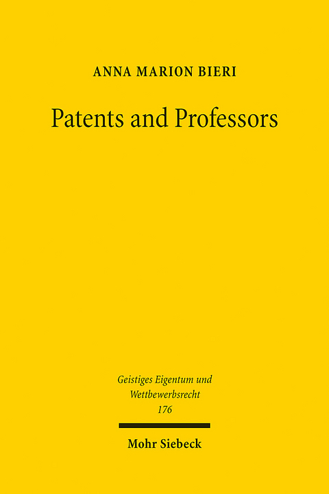 Patents and Professors - Anna Marion Bieri