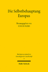 Die Selbstbehauptung Europas - 