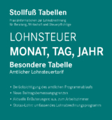 Tabelle, Lohnsteuer 2022 Monat, Tag, Jahr Sonderausgabe Juni - 