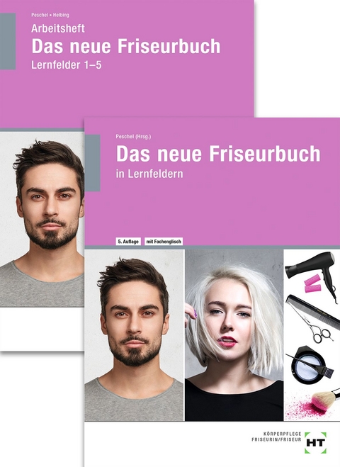 Paketangebot für Das neue Friseurbuch + Arbeitsheft Das neue Friseurbuch - Lernfelder 1-5 - 