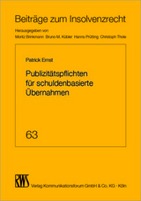 Publizitätspflichten für schuldenbasierte Übernahmen - Patrick Ernst