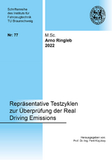 Repräsentative Testzyklen zur Überprüfung der Real Driving Emissions - Arno Ringleb