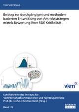 Beitrag zur durchgängigen und methodenbasierten Entwicklung von Antriebssträngen mittels Bewertung ihrer RDE-Kritikalität - Tim Steinhaus