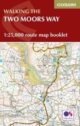 Two Moors Way Map Booklet - Sue Viccars