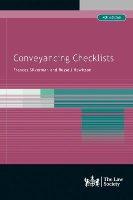 Conveyancing Checklists - Frances Silverman, Russell Hewitson