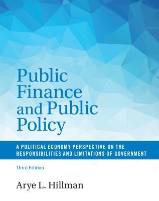 Public Finance and Public Policy - Arye L. Hillman