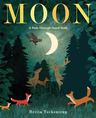 Moon: A Peek-Through Board Book - Britta Teckentrup