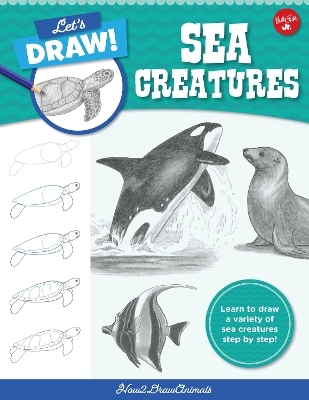 Let's Draw Sea Creatures -  How2drawanimals