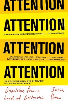 ATTENTION - Joshua Cohen