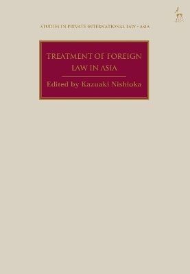 Treatment of Foreign Law in Asia - 