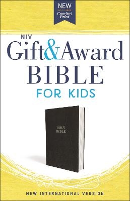 NIV, Gift and Award Bible for Kids, Flexcover, Black, Comfort Print -  Zonderkidz