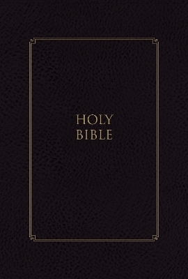 KJV, Thompson Chain-Reference Bible, Leathersoft, Black, Red Letter, Thumb Indexed, Comfort Print