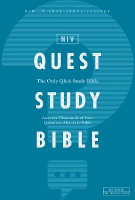 NIV, Quest Study Bible, Hardcover, Blue, Comfort Print