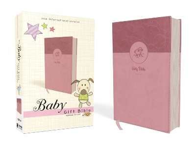 NIV, Baby Gift Bible, Holy Bible, Leathersoft, Pink, Red Letter, Comfort Print -  Zonderkidz