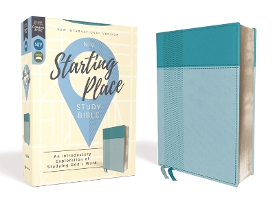 NIV, Starting Place Study Bible (An Introductory Study Bible), Leathersoft, Teal, Comfort Print -  Zondervan