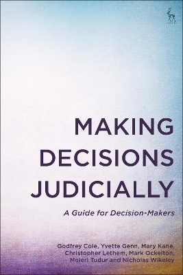 Making Decisions Judicially - Godfrey Cole, Yvette Genn, Mary Kane, Christopher Lethem, Mark Ockelton