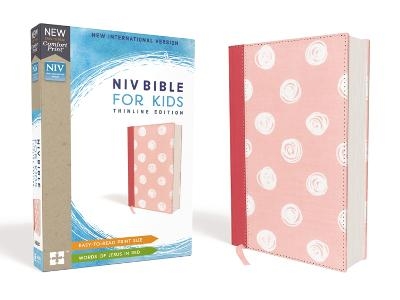 NIV, Bible for Kids, Cloth over Board, Pink, Red Letter, Comfort Print -  Zonderkidz