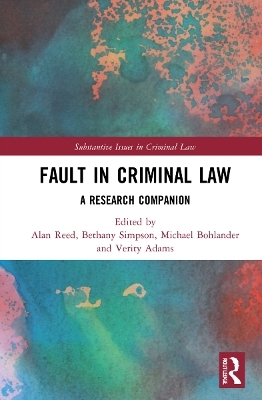 Fault in Criminal Law - 