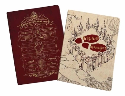 Harry Potter: Welcome To Hogwarts Traveler's Notebook Set -  Insight Editions