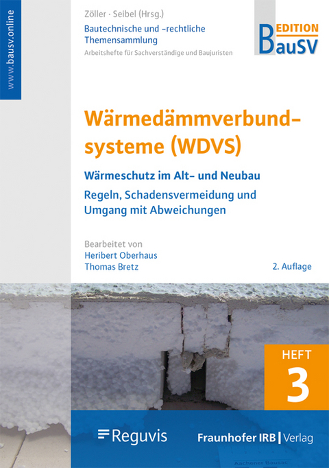 Wärmedämmverbundsysteme (WDVS) - Heribert Oberhaus, Thomas Bretz