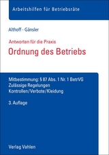 Ordnung des Betriebs - Lars Althoff, Karsten Gänsler