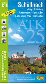 ATK25-K18 Schöllnach (Amtliche Topographische Karte 1:25000) - 