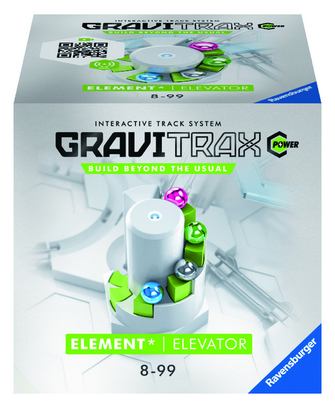 Ravensburger GraviTrax POWER Element Elevator. Elektronisches Zubehör für Kugelbahnen für Kinder ab 8 Jahren. Kombinierbar mit allen GraviTrax Produkten und -linien