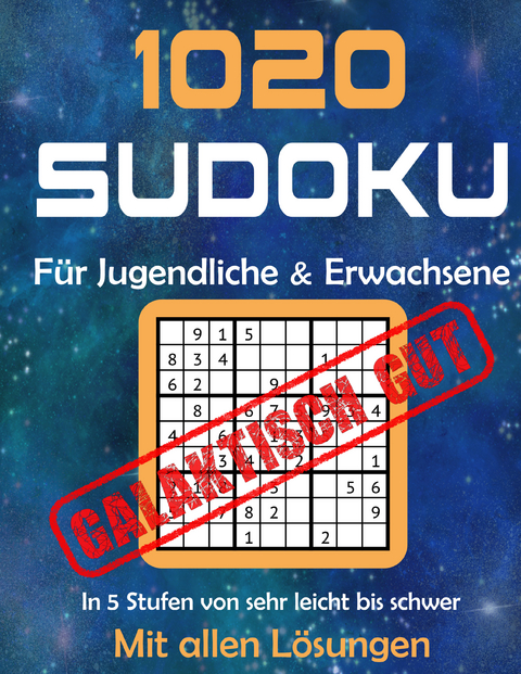 1020 Sudoku Rätsel für Jugendliche und Erwachsene - Design Madrigenum