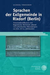 Sprachen der Exilgemeinde in Rixdorf (Berlin) - Aleksej Tikhonov