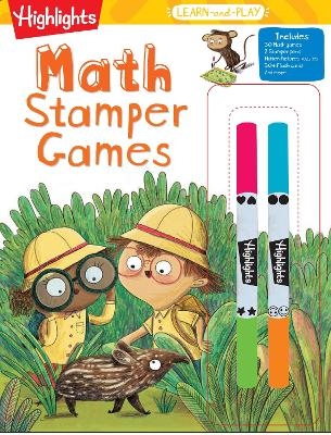 Highlights Learn-and-Play Math Stamper Games - 