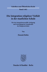 Die Integration religiöser Vielfalt in der staatlichen Schule. - Hannah Rubin