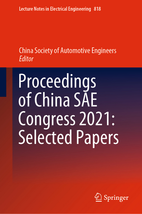 Proceedings of China SAE Congress 2021: Selected Papers - 