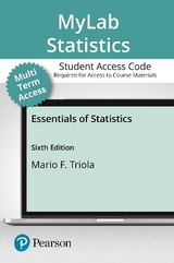 MyLab Statistics with Pearson eText Access Code (24 Months) for Essentials of Statistics - Triola, Mario