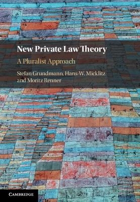 New Private Law Theory - Stefan Grundmann, Hans-W. Micklitz, Moritz Renner