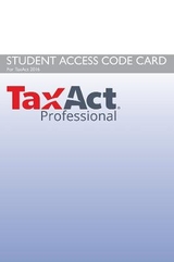 TaxACT 2016 Access Card for Pearson's Federal Taxation 2018 Comprehensive - Pope, Thomas; Rupert, Timothy; Anderson, Kenneth