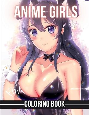 Anime Girls Coloring Book -  Kiss of K