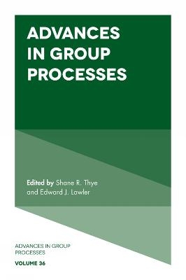 Advances in Group Processes - 