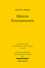 Diktierte Parteiautonomie - Mascha Hesse