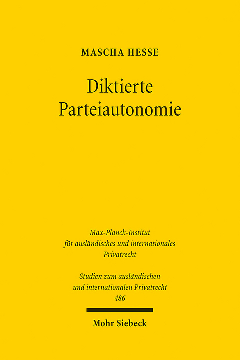 Diktierte Parteiautonomie - Mascha Hesse