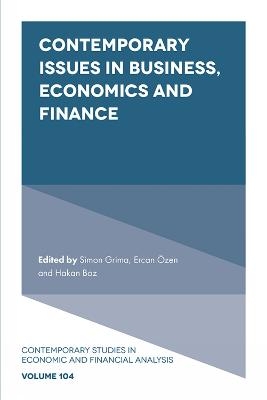 Contemporary Issues in Business, Economics and Finance - 