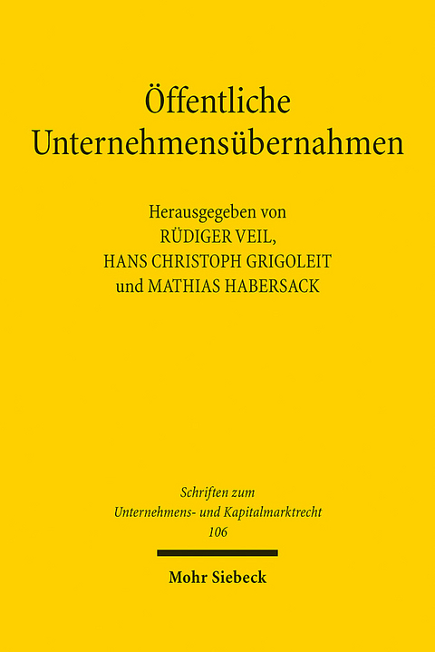 Öffentliche Unternehmensübernahmen - 