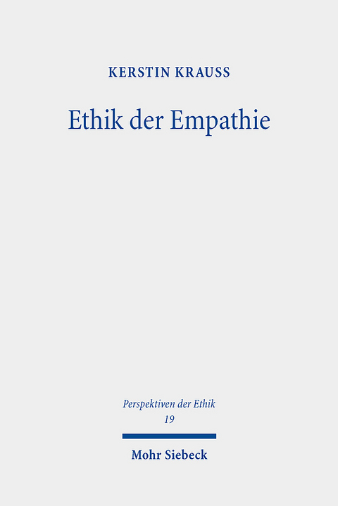 Ethik der Empathie - Kerstin Krauß