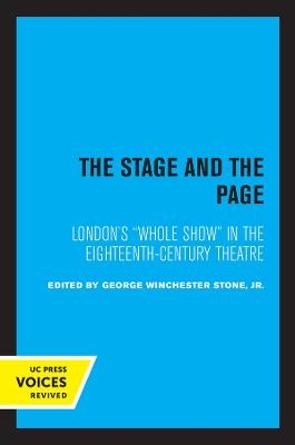 The Stage and the Page - 