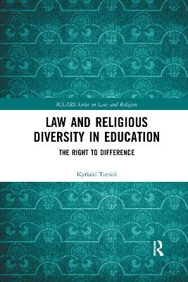 Law and Religious Diversity in Education - Kyriaki Topidi