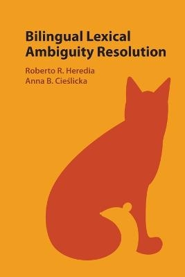 Bilingual Lexical Ambiguity Resolution - 