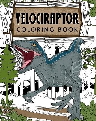 Velociraptor Coloring Book -  Paperland