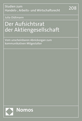 Der Aufsichtsrat der Aktiengesellschaft - Julia Oidtmann