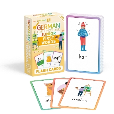 German for Everyone Junior First Words Flash Cards -  Dk